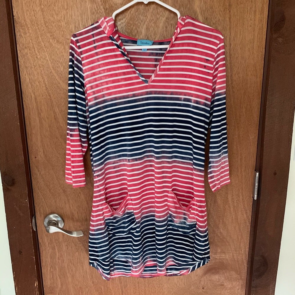 Cute Hooded Tunic/Swim Cover
